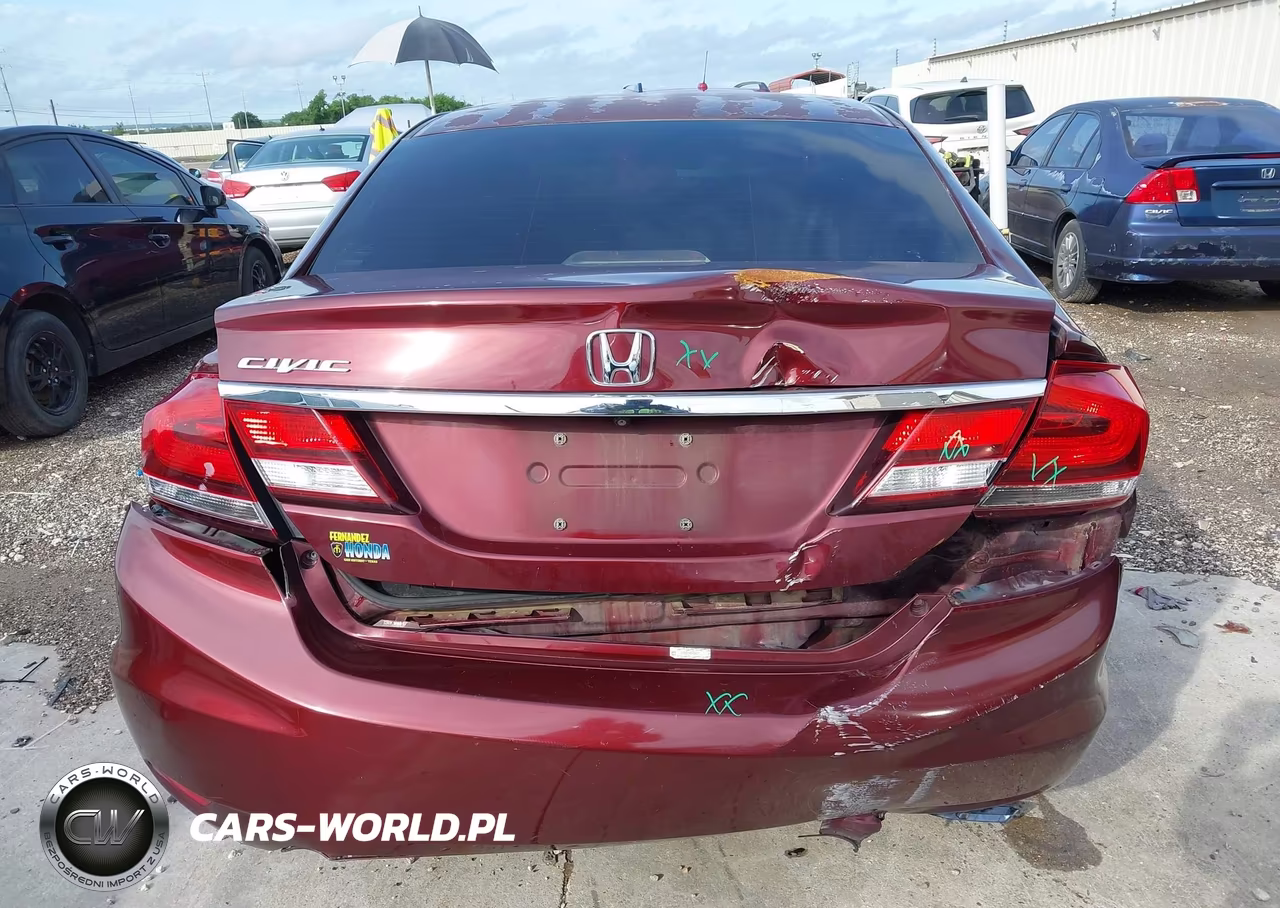 2013 Honda Civic Lx VIN:2HGFB2F54DH594372 - 16