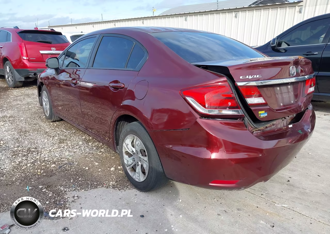 2013 Honda Civic Lx VIN:2HGFB2F54DH594372 - 3
