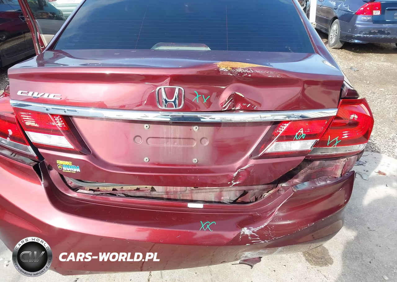 2013 Honda Civic Lx VIN:2HGFB2F54DH594372 - 6