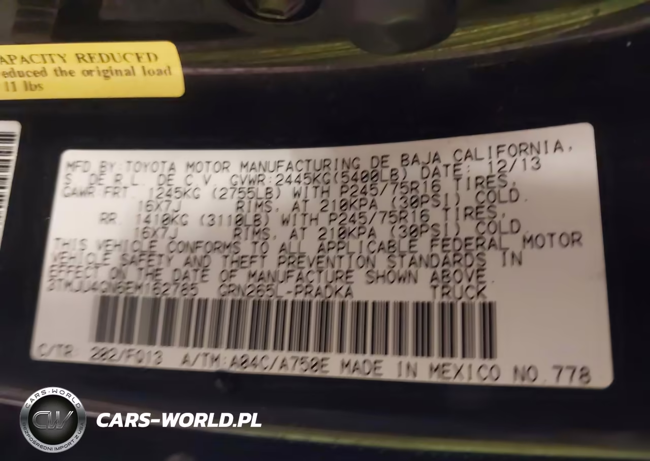 2014 Toyota Tacoma Prerunner V6 VIN:3TMJU4GN6EM162785 - 9