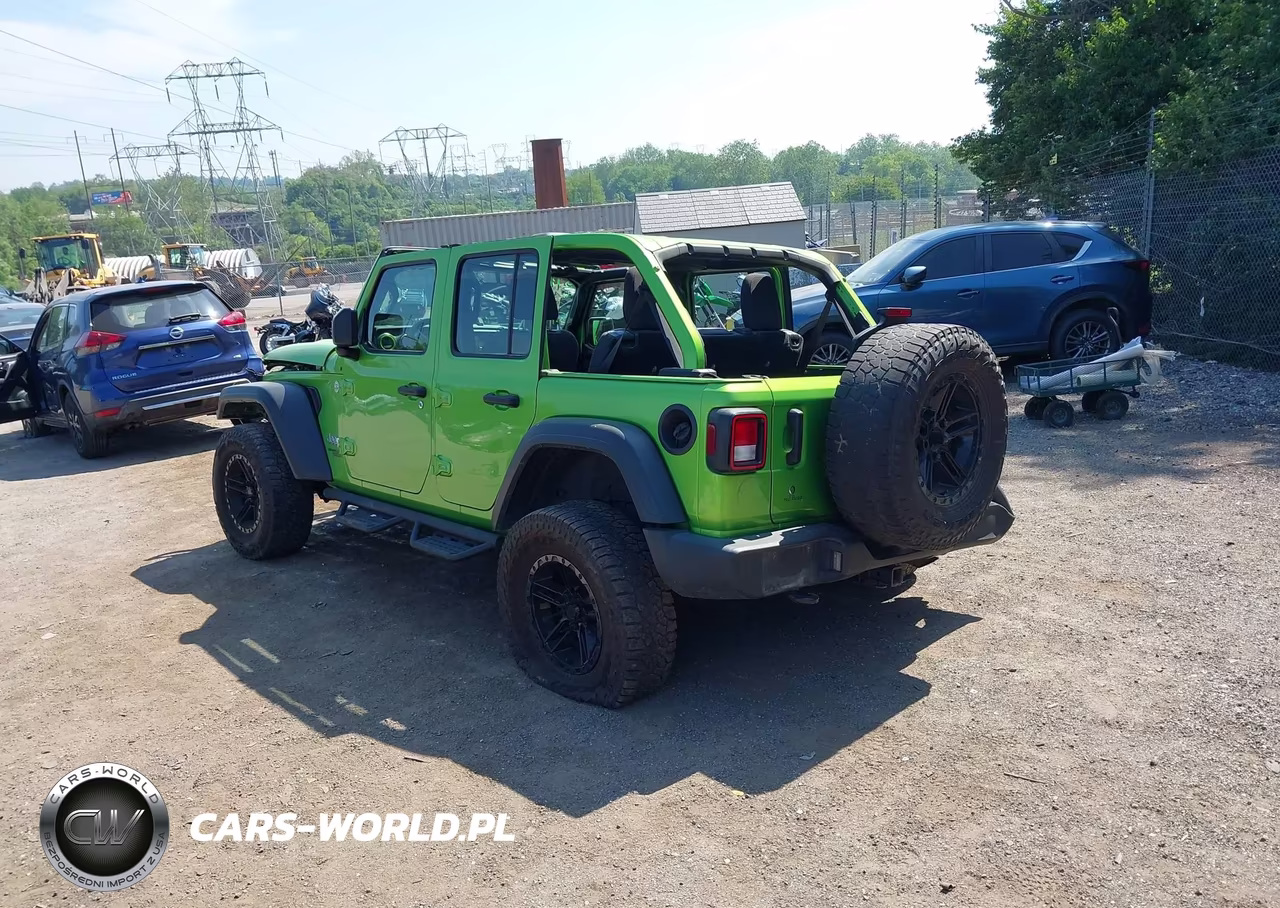 2018 Jeep Wrangler Unlimited Sport 4X4 VIN:1C4HJXDN9JW297198 - 3