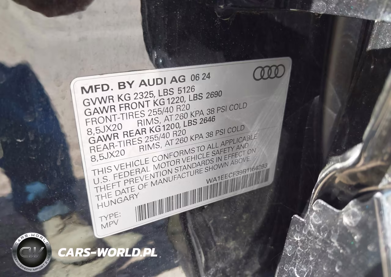 2024 Audi Q3 Premium Plus 45 Tfsi S Line Quattro Tiptronic VIN:WA1EECF39R1164293 - 9