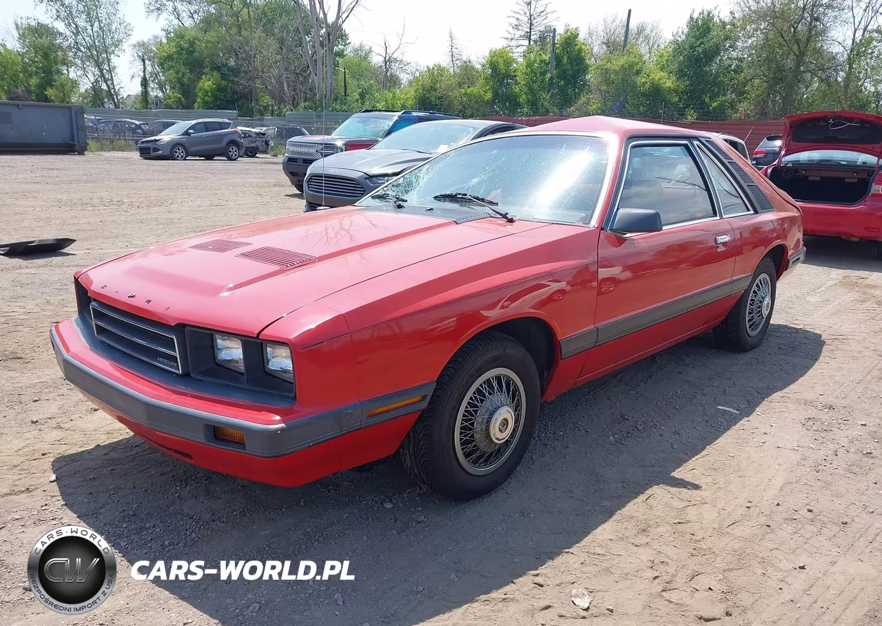 1986 Mercury Capri VIN:1MEBP7931GF602793 - 2