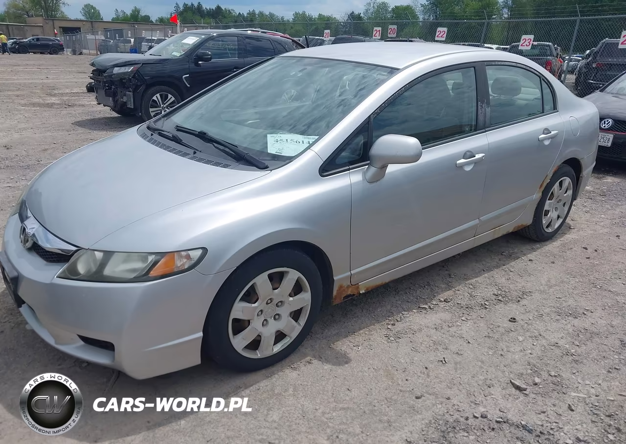 2009 Honda Civic Lx VIN:19XFA15549E023691 - 2