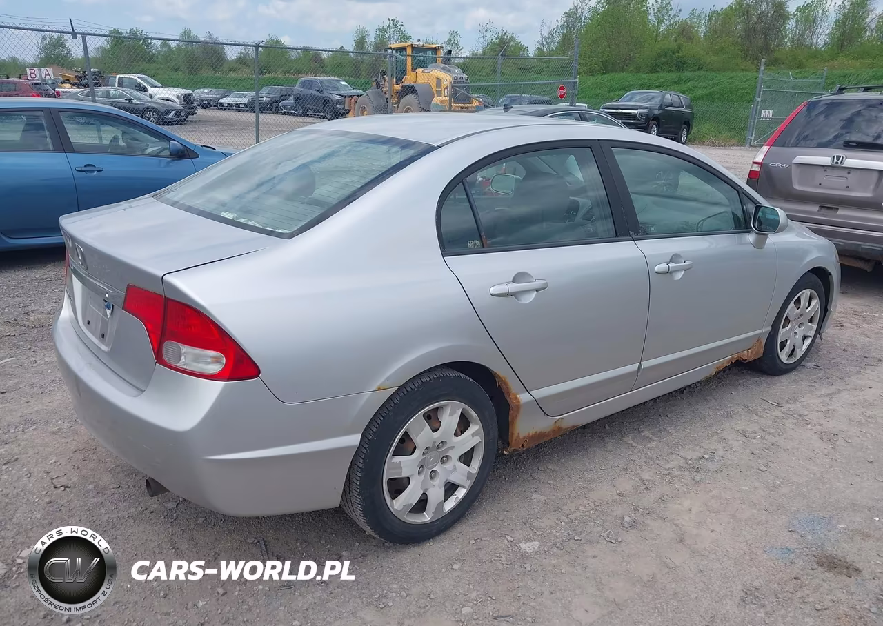 2009 Honda Civic Lx VIN:19XFA15549E023691 - 4