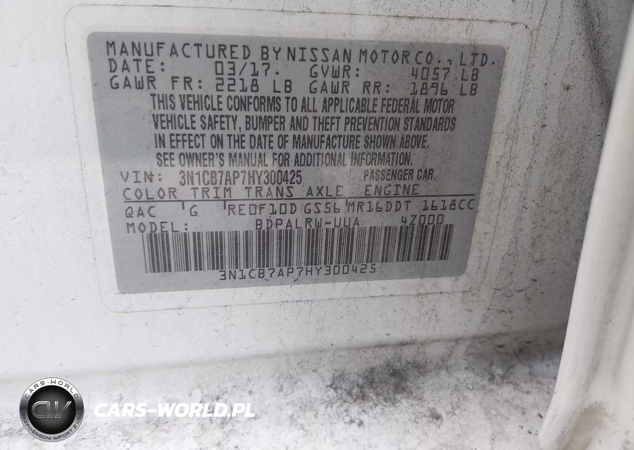 2017 Nissan Sentra Sr Turbo VIN:3N1CB7AP7HY300425 - 9