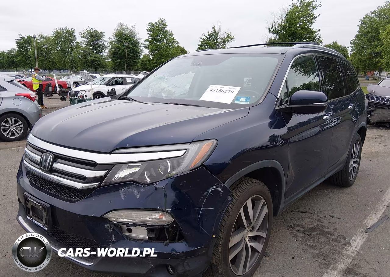 2018 Honda Pilot Elite VIN:5FNYF6H07JB000153 - 2