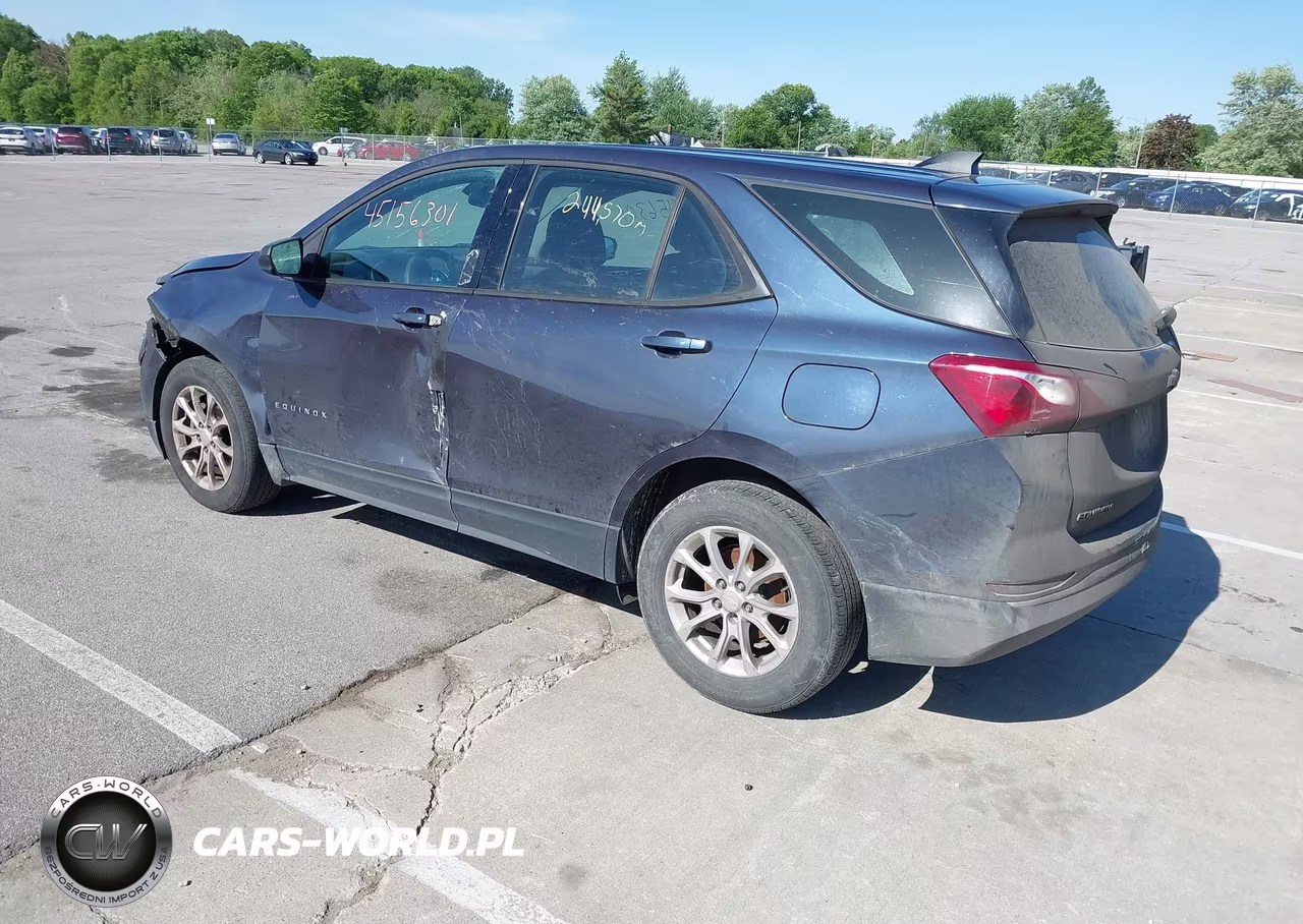 2018 Chevrolet Equinox Ls VIN:3GNAXHEV1JS526299 - 3