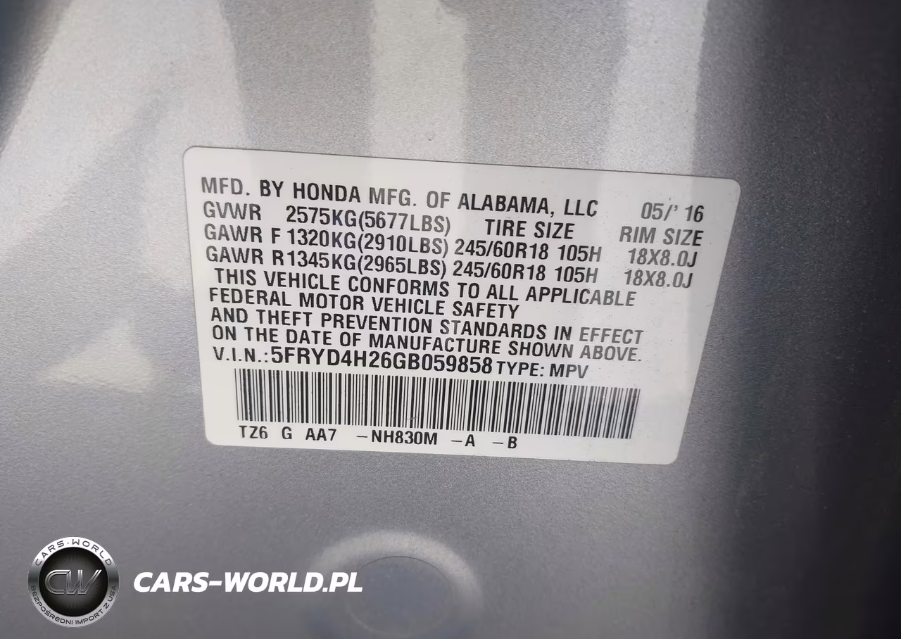 2016 Acura Mdx Acurawatch Plus Package VIN:5FRYD4H26GB059858 - 9