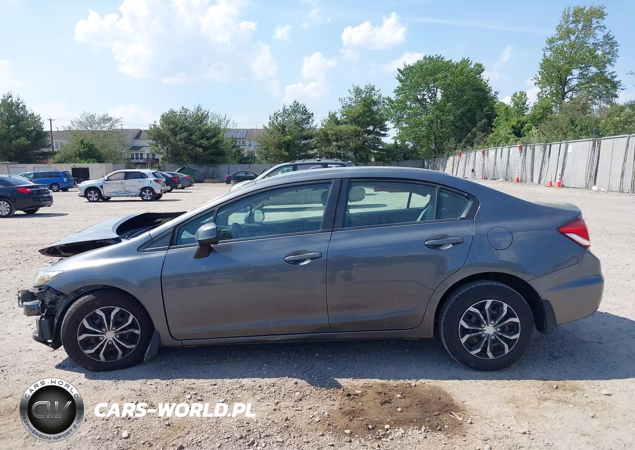 2013 Honda Civic Lx VIN:19XFB2F59DE026046 - 15