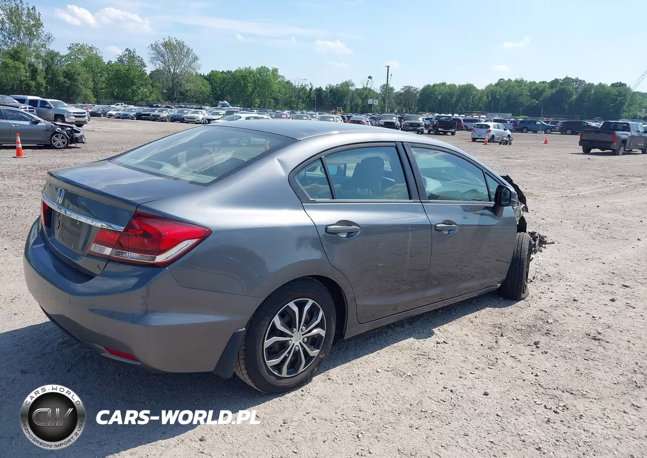 2013 Honda Civic Lx VIN:19XFB2F59DE026046 - 4