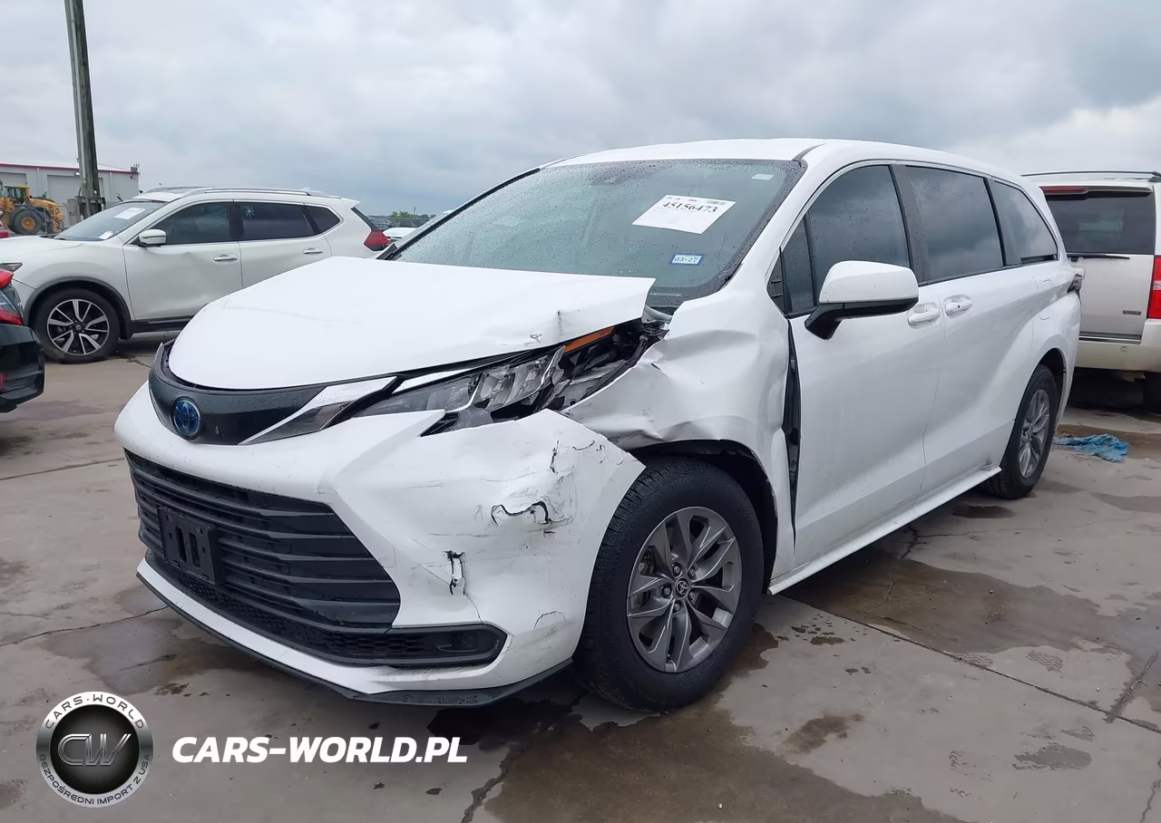 2022 Toyota Sienna Le VIN:5TDKRKEC4NS130087 - 2