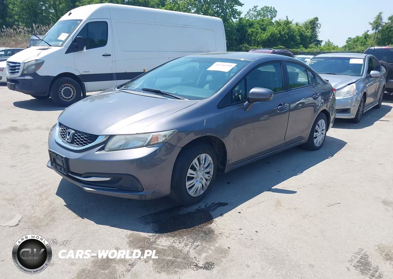 2014 Honda Civic Lx VIN:2HGFB2F52EH501835 - 2