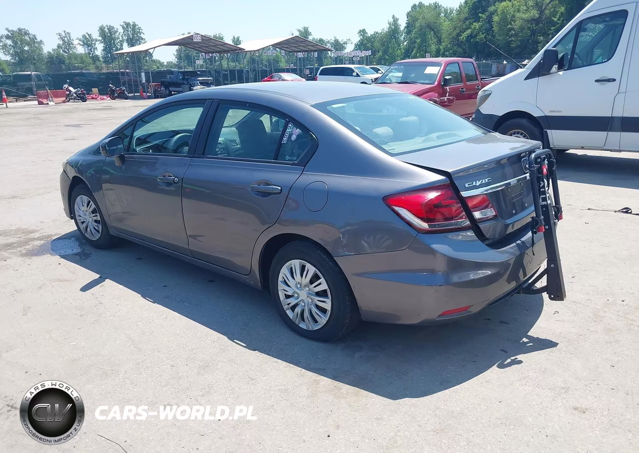 2014 Honda Civic Lx VIN:2HGFB2F52EH501835 - 3