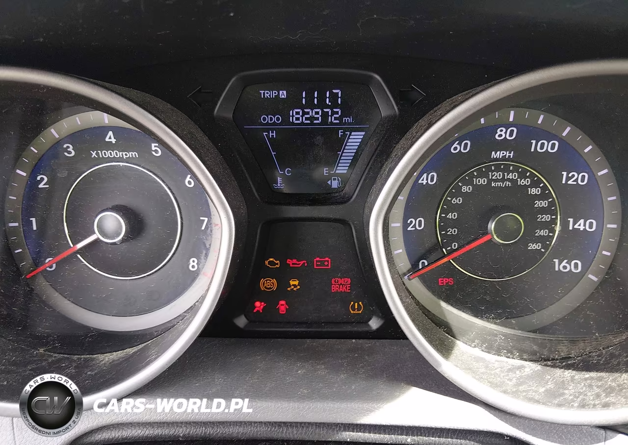 2013 Hyundai Elantra Gs VIN:KMHDH6AE6DU010971 - 7