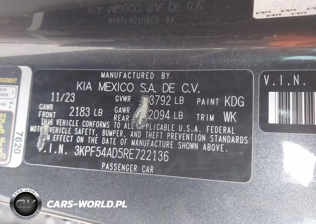 2024 Kia Forte Gt-Line VIN:3KPF54AD5RE722136 - 9