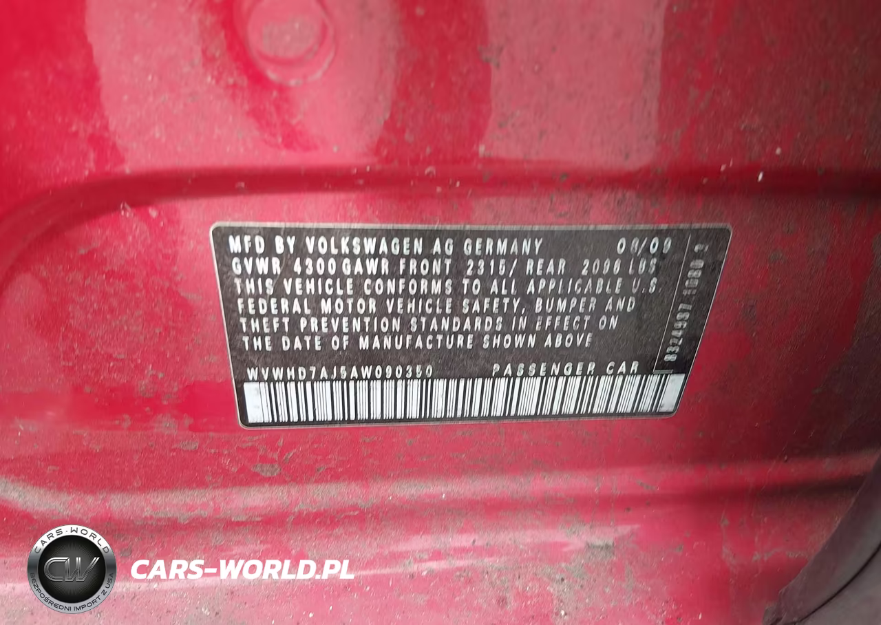 2010 Volkswagen Gti 4-Door VIN:WVWHD7AJ5AW090350 - 9