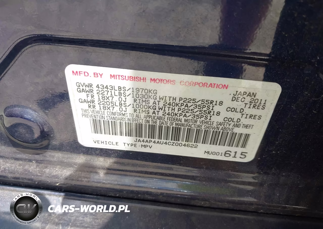 2012 Mitsubishi Outlander Sport Se VIN:JA4AP4AU4CZ004622 - 9
