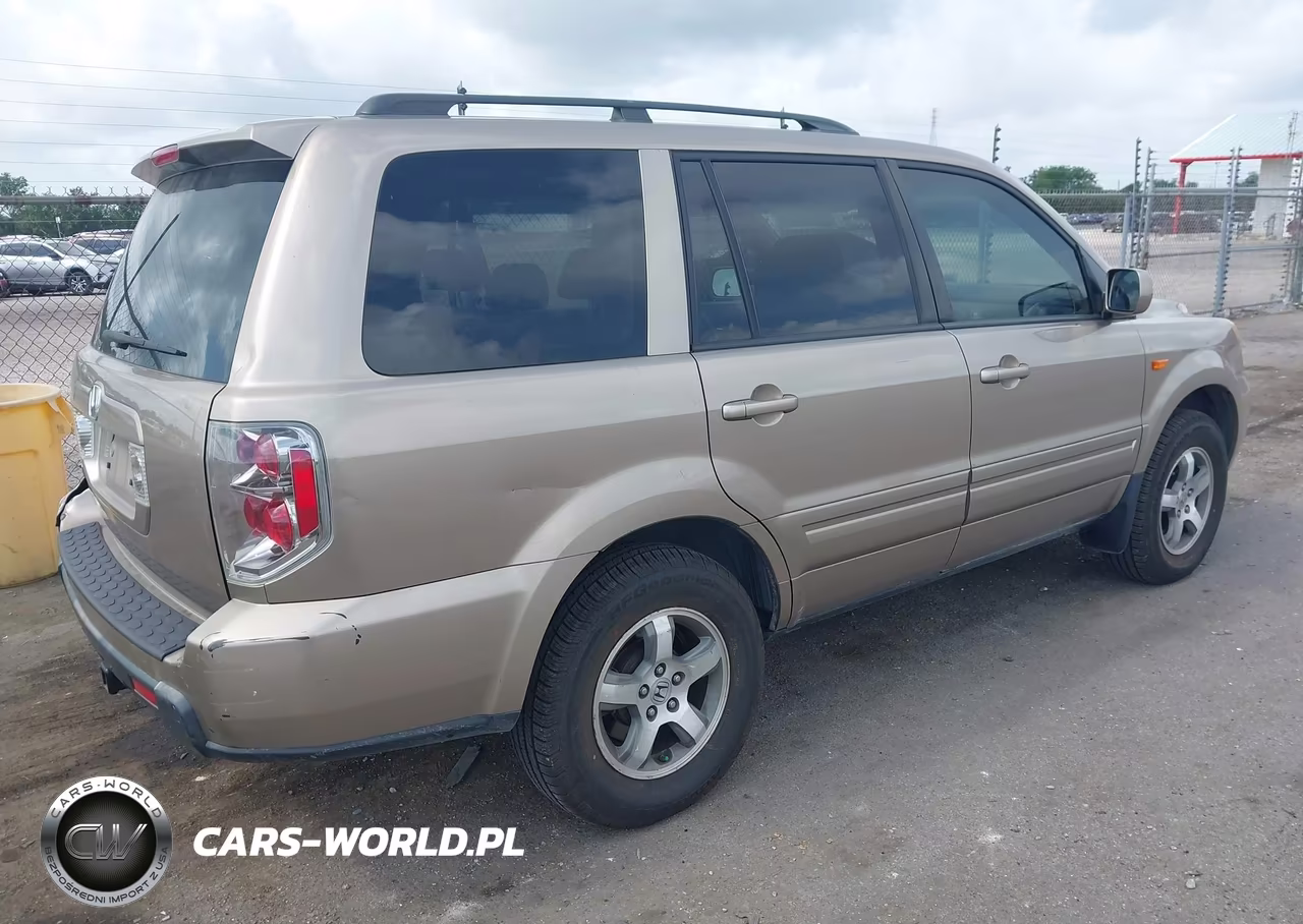 2007 Honda Pilot Ex-L VIN:5FNYF28597B016254 - 4