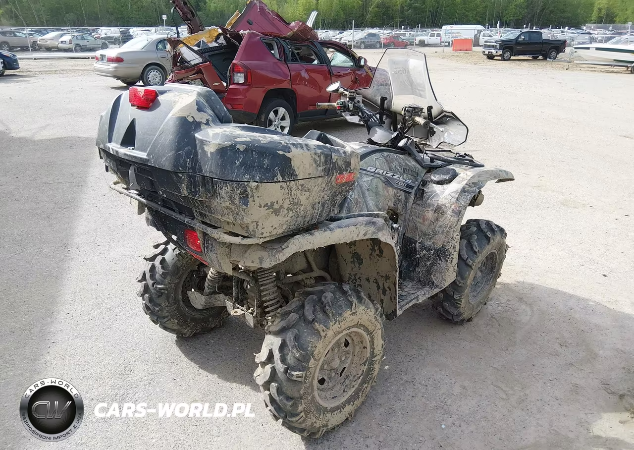 2014 Yamaha Yfm700 Fwad VIN:5Y4AM52YXEA402450 - 4