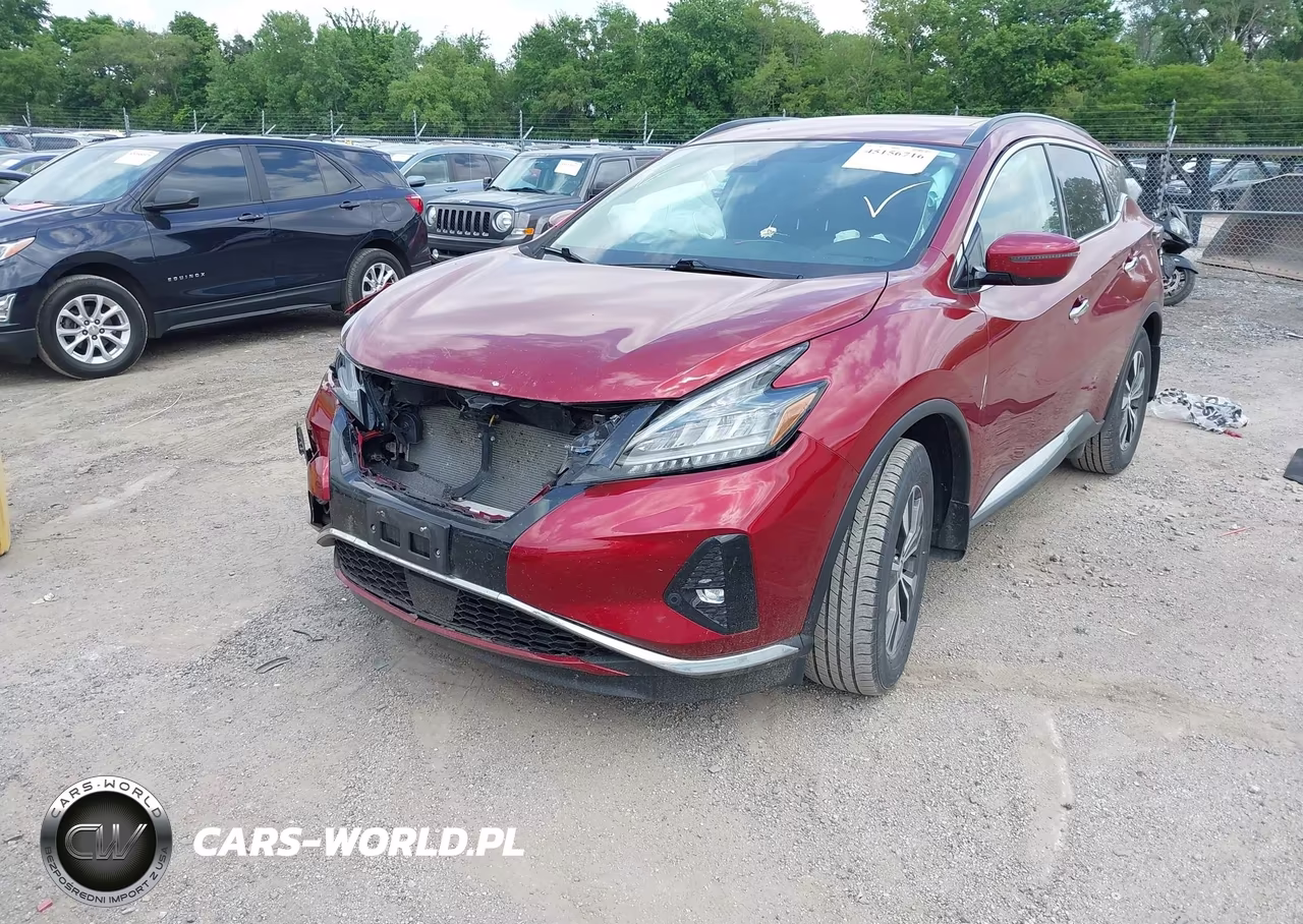 2022 Nissan Murano Sv Intelligent Awd VIN:5N1AZ2BS7NC123686 - 2