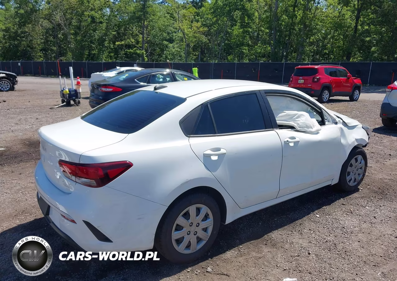 2022 Kia Rio Lx VIN:3KPA24AD6NE434235 - 4