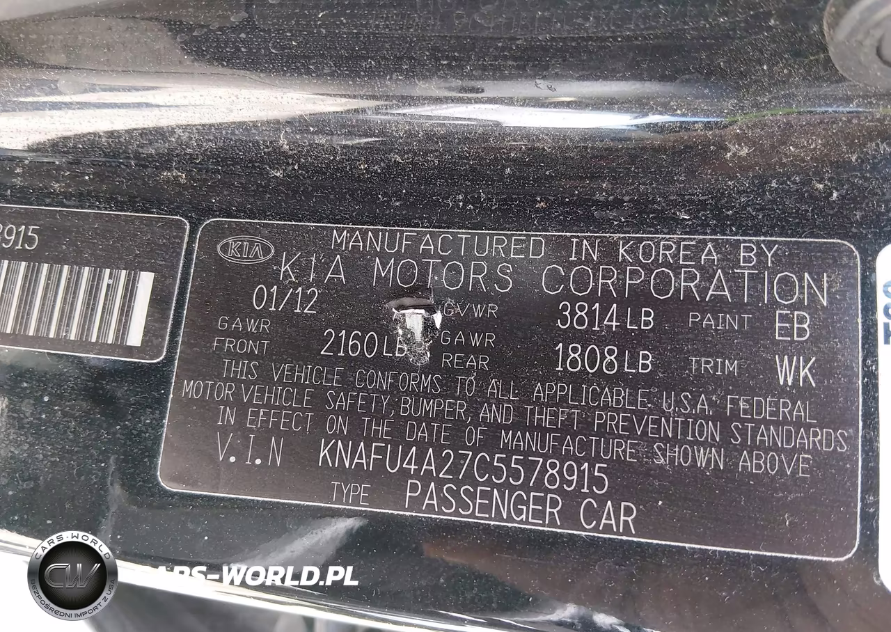 2012 Kia Forte Ex VIN:KNAFU4A27C5578915 - 9