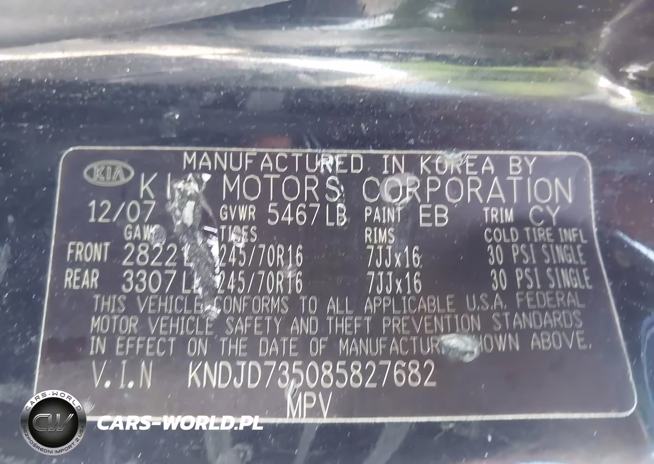 2008 Kia Sorento Lx Base VIN:KNDJD735085827682 - 9