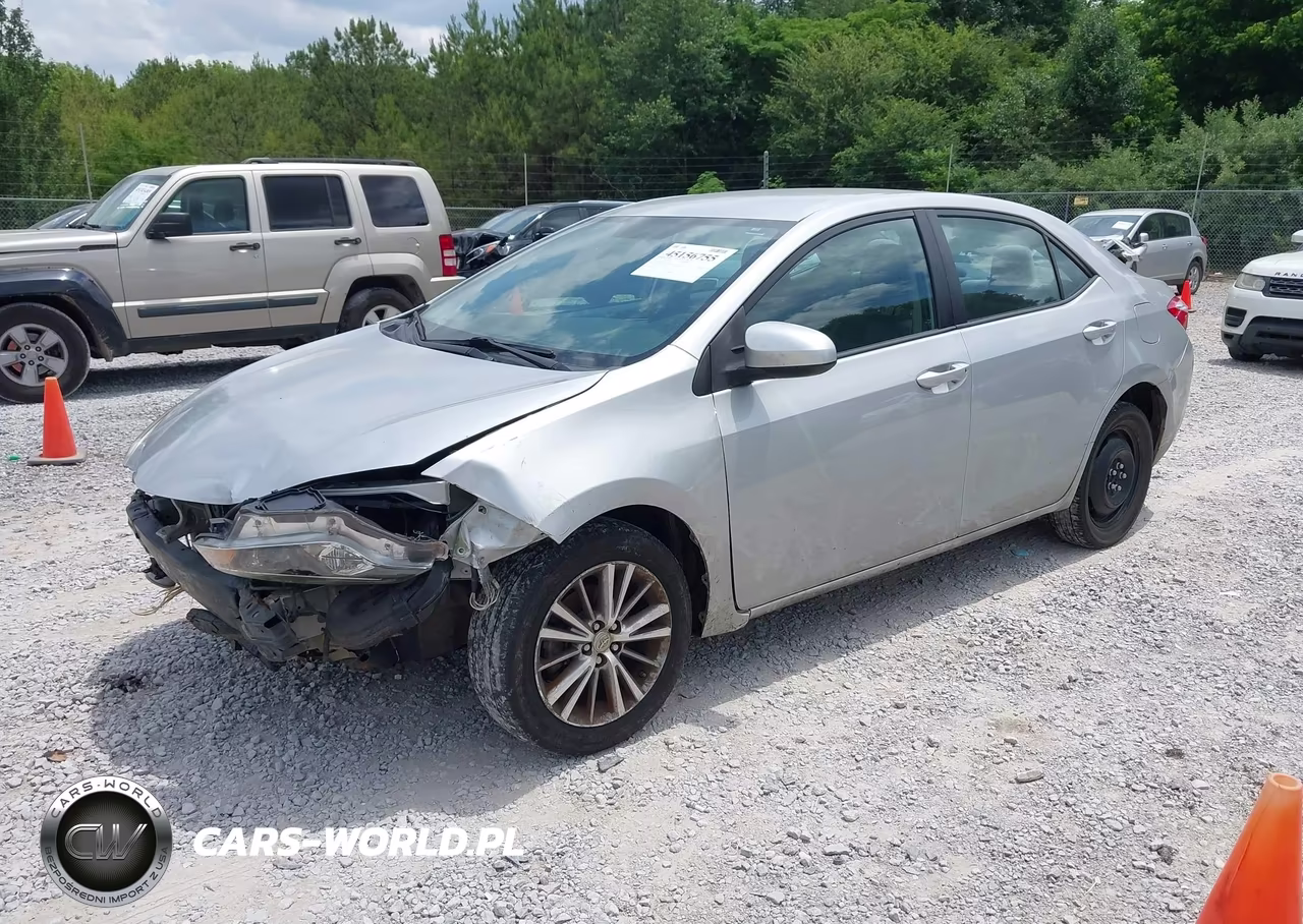 2015 Toyota Corolla Le Plus VIN:5YFBURHEXFP254444 - 2