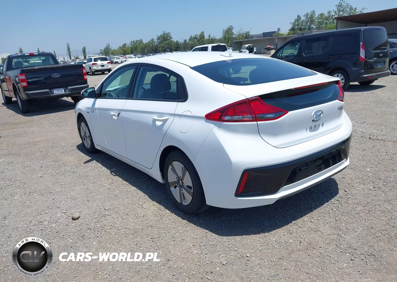 2019 Hyundai Ioniq Hybrid Blue VIN:KMHC65LC2KU107671 - 3