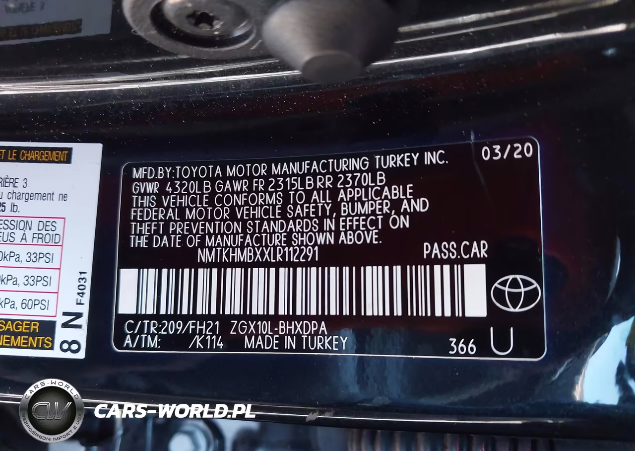 2020 Toyota C-Hr Le VIN:NMTKHMBXXLR112291 - 9