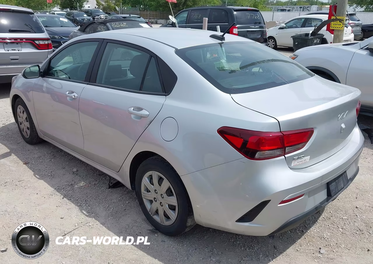 2022 Kia Rio S VIN:3KPA24AD6NE431965 - 3