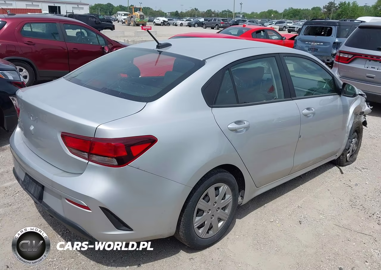2022 Kia Rio S VIN:3KPA24AD6NE431965 - 4