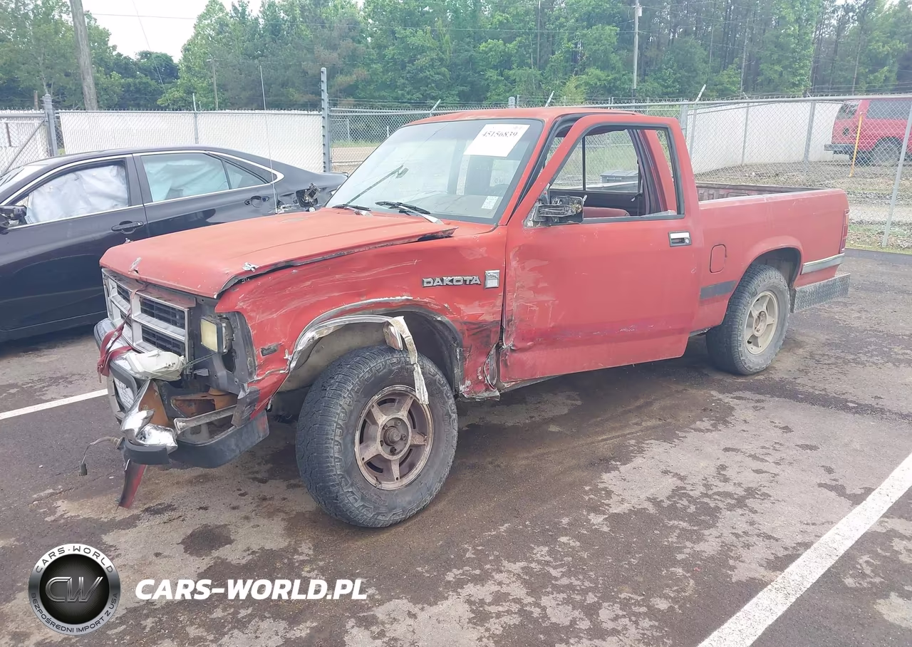 1989 Dodge Dakota VIN:1B7FL26X7KS012333 - 2
