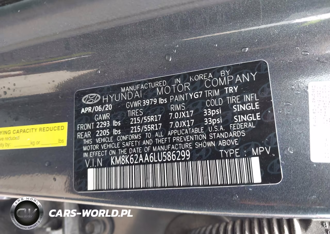 2020 Hyundai Kona Sel Plus VIN:KM8K62AA6LU586299 - 9