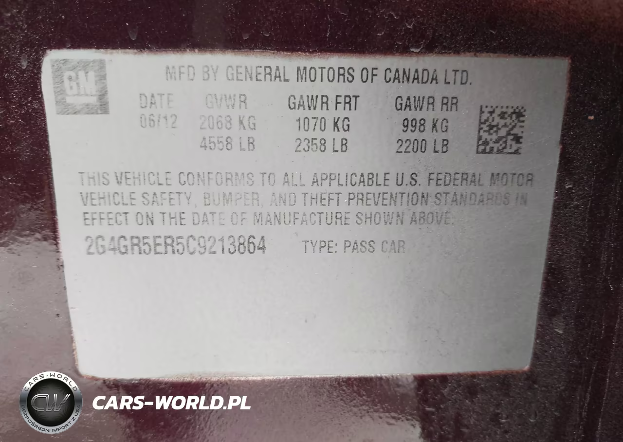 2012 Buick Regal VIN:2G4GR5ER5C9213864 - 9