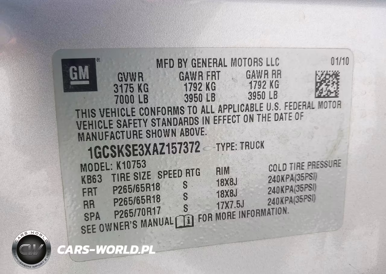 2010 Chevrolet Silverado 1500 Lt VIN:1GCSKSE3XAZ157372 - 9