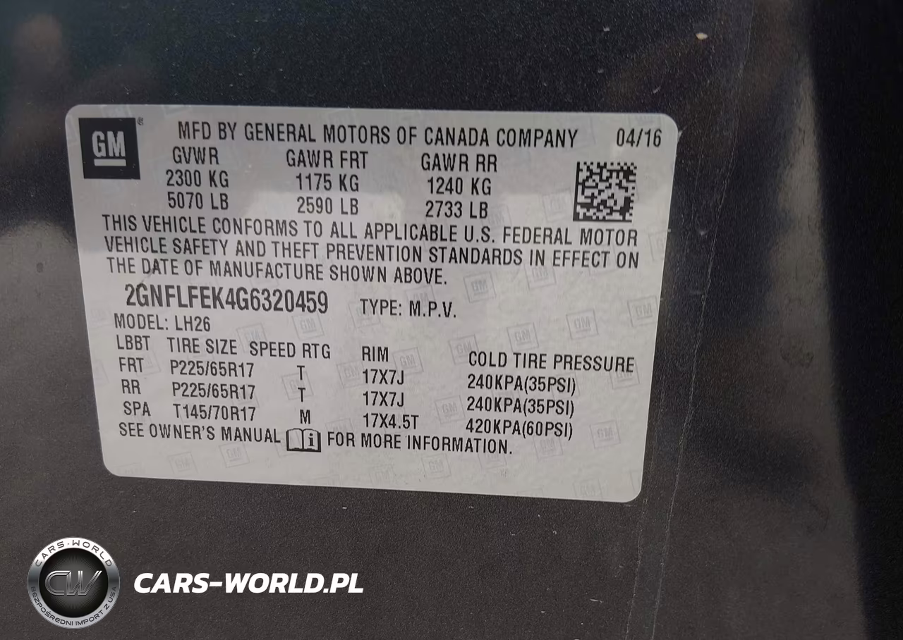 2016 Chevrolet Equinox Lt VIN:2GNFLFEK4G6320459 - 9