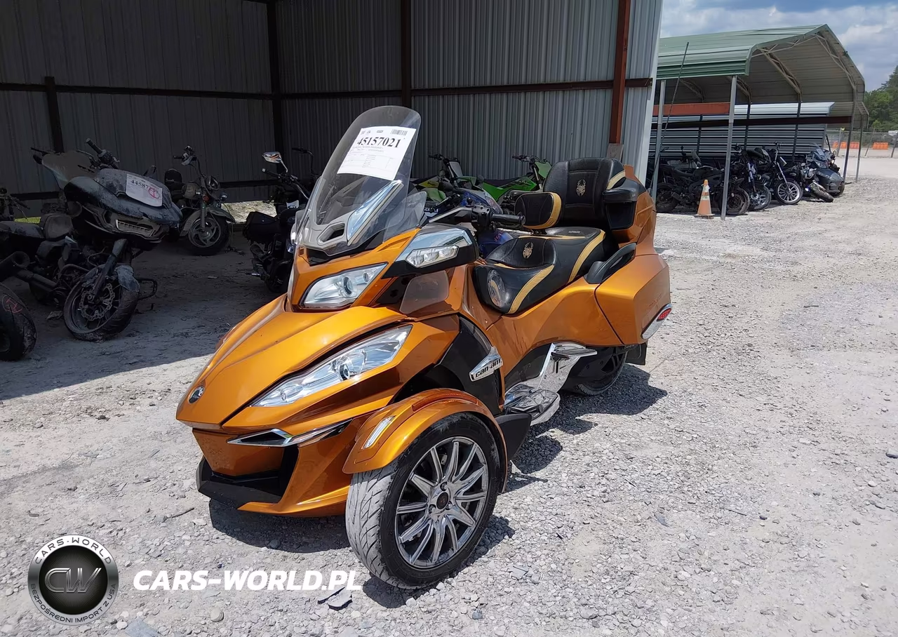 2014 Can-Am Spyder Roadster Rt-Rts-Rt Limited VIN:2BXNBDD14EV001022 - 2