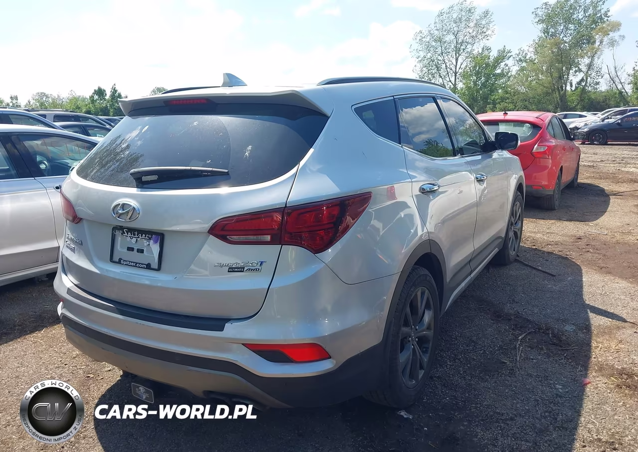 2017 Hyundai Santa Fe Sport 2.0T Ultimate VIN:5XYZWDLA2HG444486 - 4