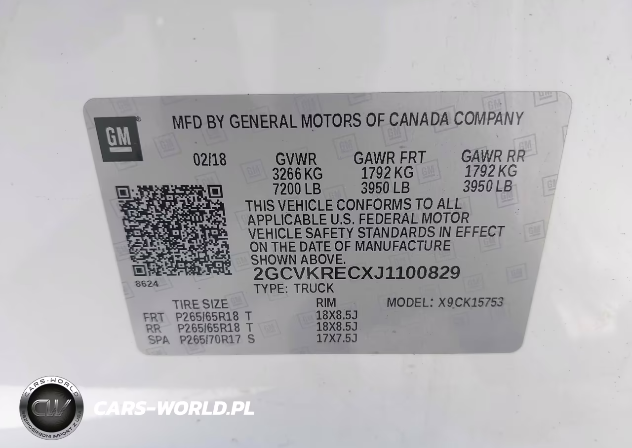 2018 Chevrolet Silverado 1500 1Lt VIN:2GCVKRECXJ1100829 - 9