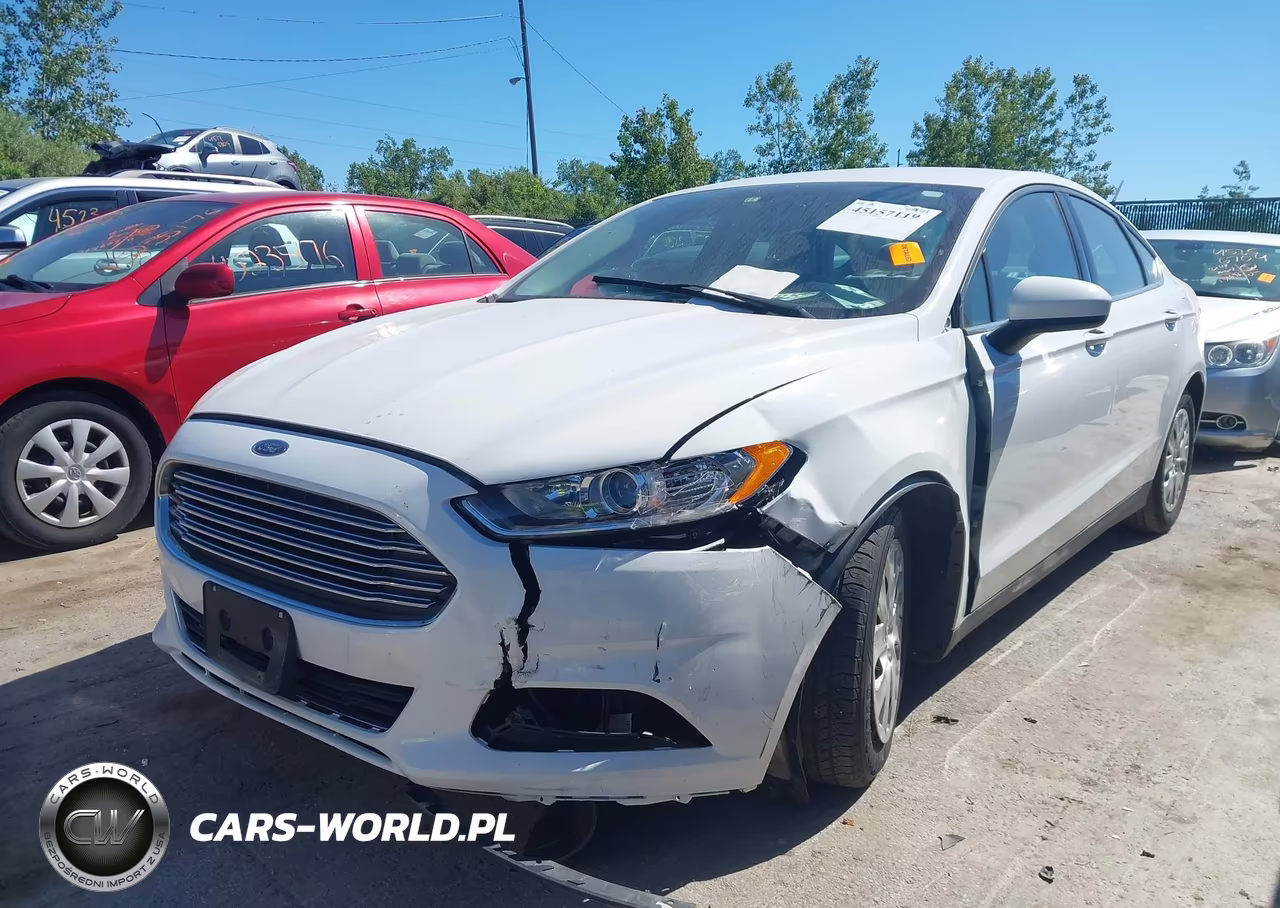 2014 Ford Fusion S VIN:3FA6P0G74ER374763 - 2
