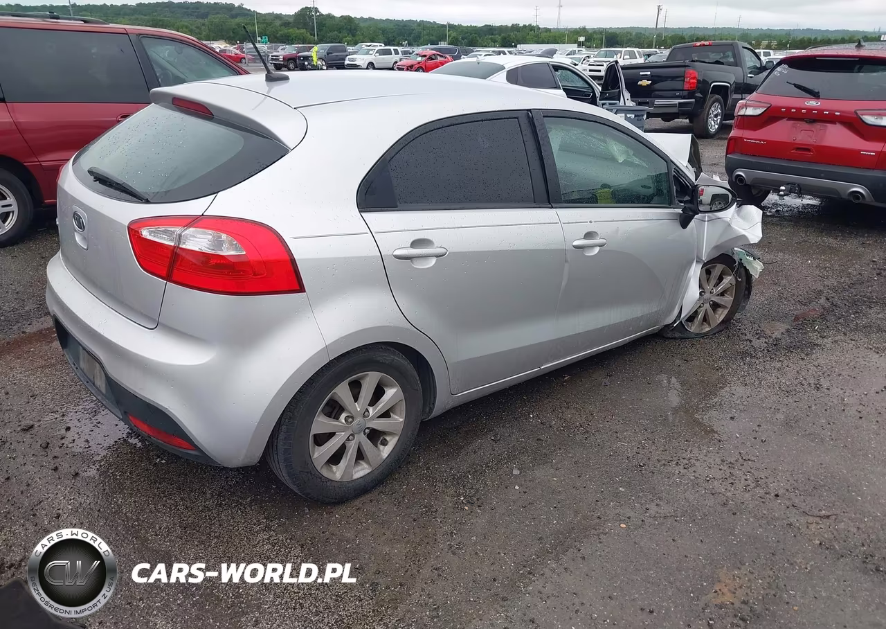 2012 Kia Rio5 Lx VIN:KNADM5A30C6017343 - 4