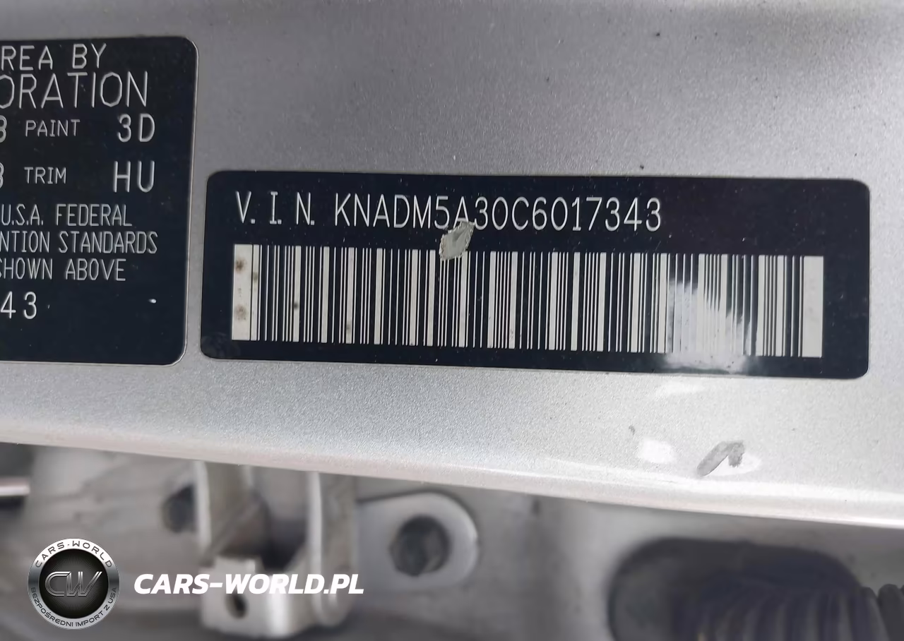2012 Kia Rio5 Lx VIN:KNADM5A30C6017343 - 9