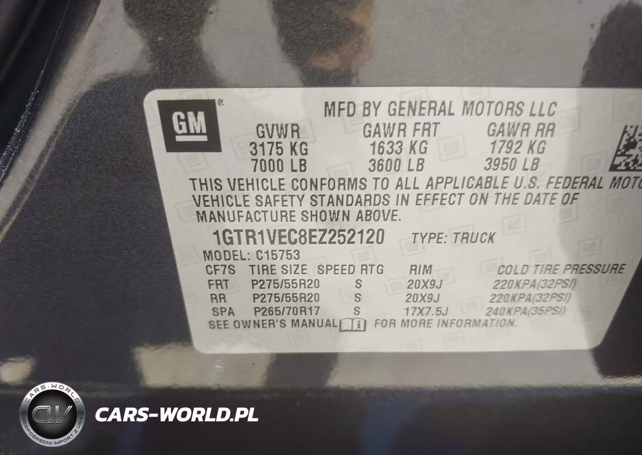 2014 GMC Sierra 1500 Slt VIN:1GTR1VEC8EZ252120 - 9