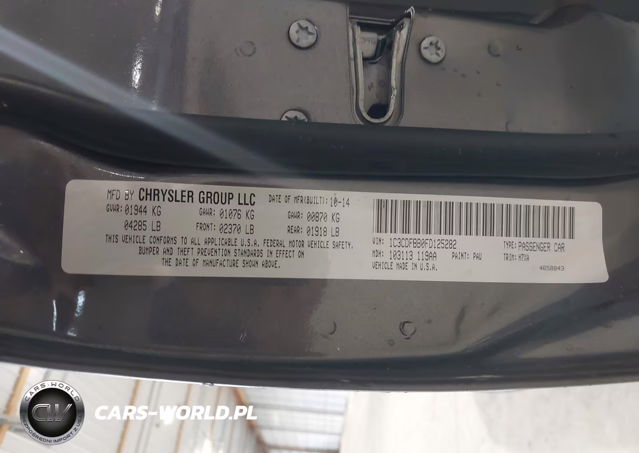 2015 Dodge Dart Sxt VIN:1C3CDFBB0FD125282 - 9