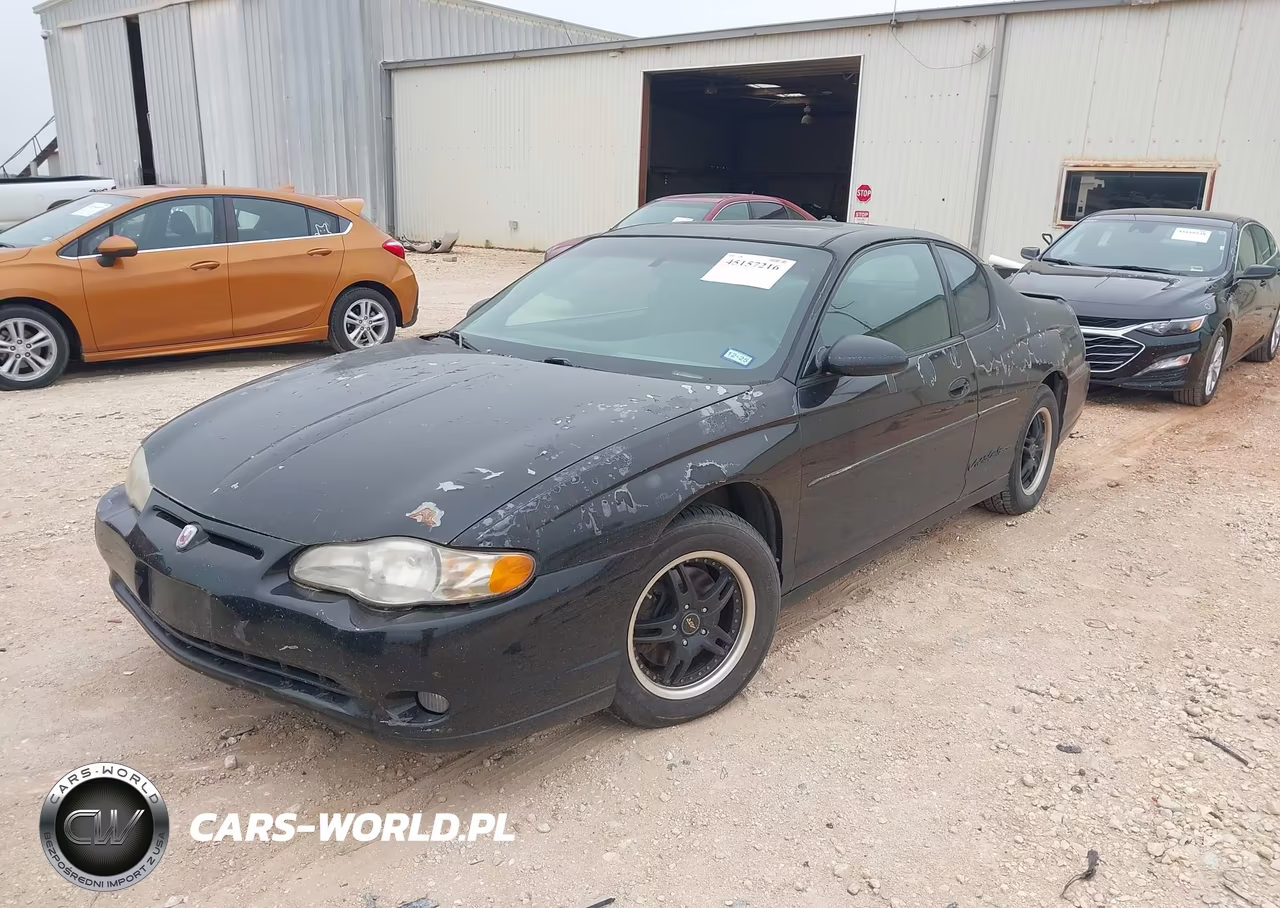 2003 Chevrolet Monte Carlo Ss VIN:2G1WX12K739168148 - 2