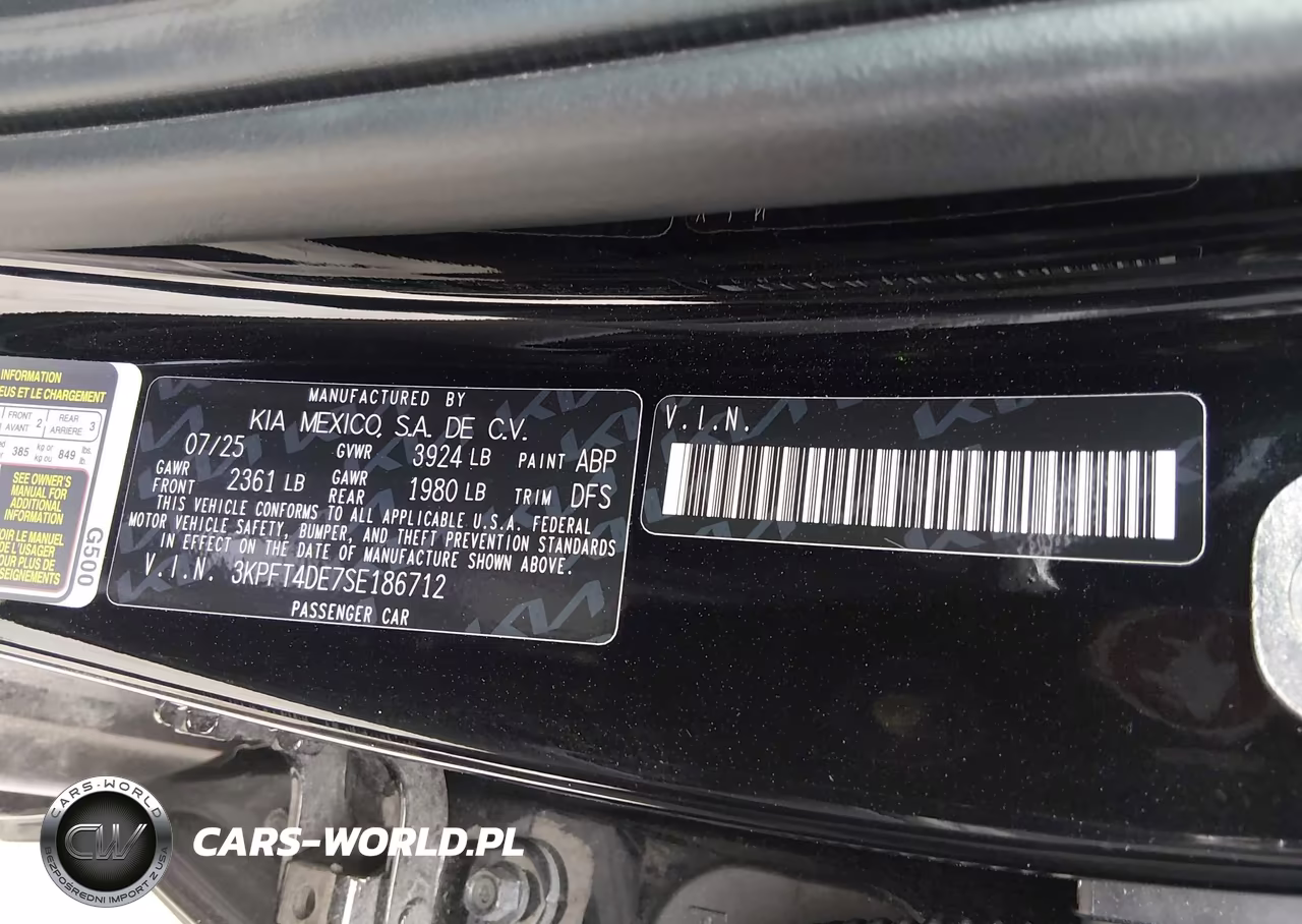 2025 Kia K4 Lxs VIN:3KPFT4DE7SE186712 - 9