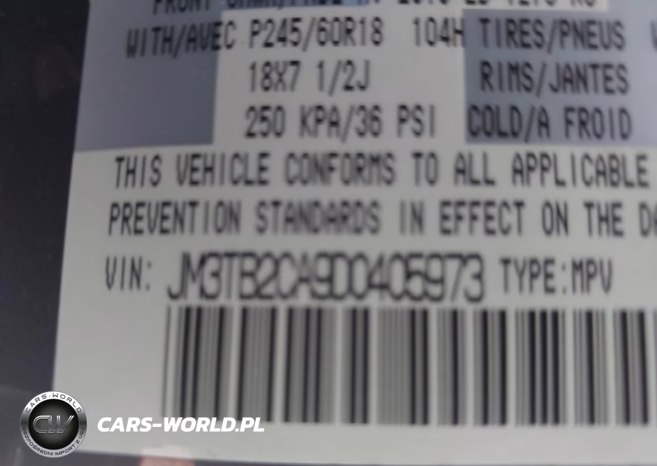 2013 Mazda Cx-9 Touring VIN:JM3TB2CA9D0405973 - 9