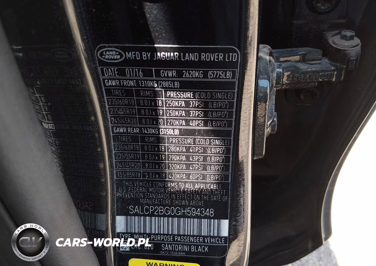 2016 Land Rover Discovery Sport Se VIN:SALCP2BG0GH594348 - 9